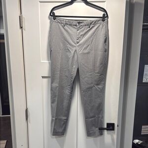 Banana Republic Gray Straight Leg Pants Tailored Fit